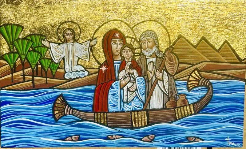 Die Heilige Familie in Ägypten